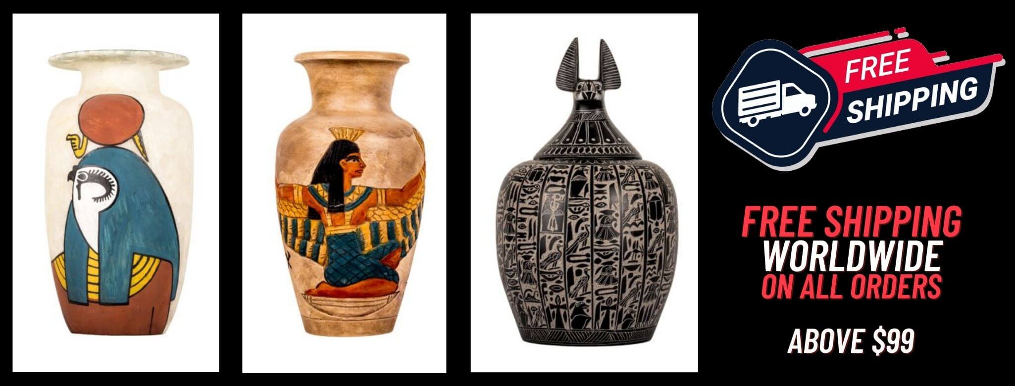 Egyptian vases