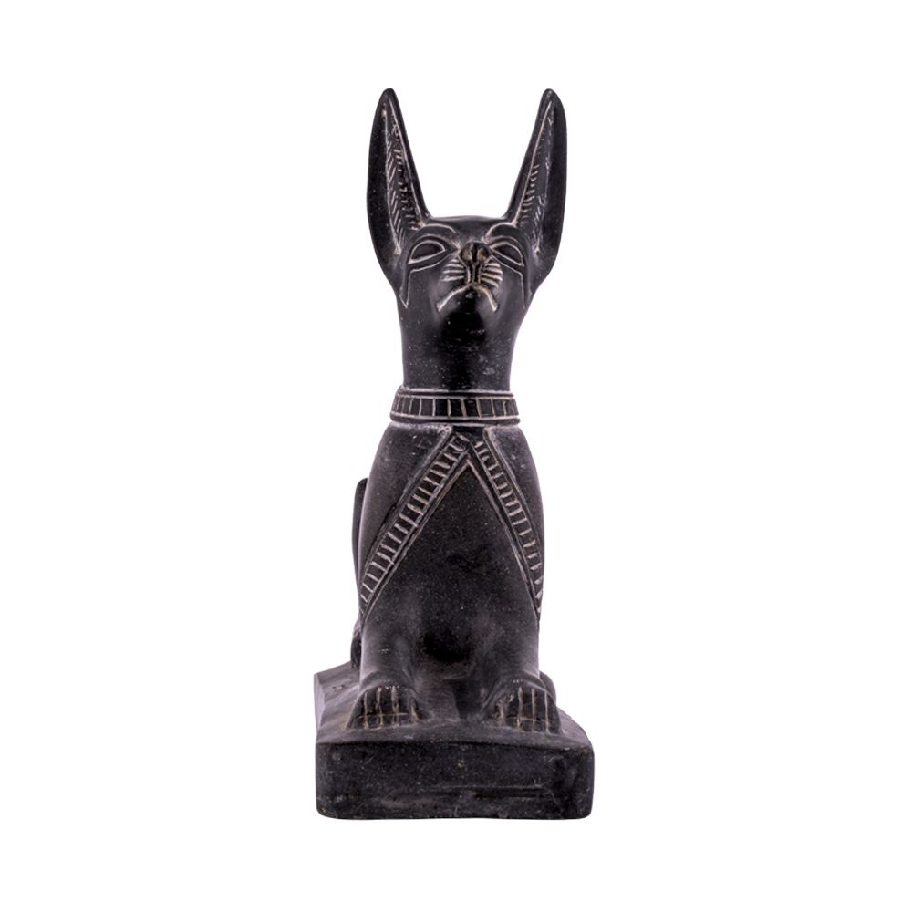 Statue of Mythology Jackal Anubis Stock Photo - Image of life