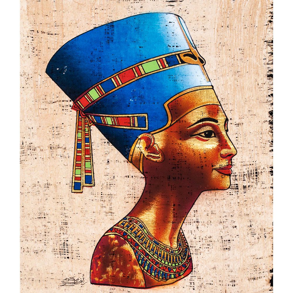 Nefertiti Papyrus | Egyptian Papyrus for Sale | Egyptian Papyrus
