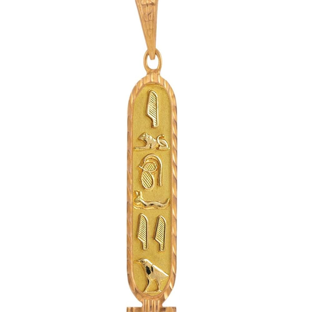 Egyptian Cartouche Pendant Hieroglyphics Pendant Egyptian Pendant