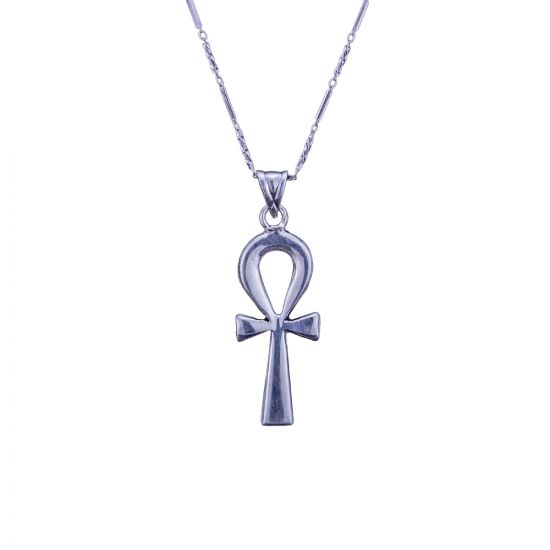 Sterling silver handmade Ankh (Key of Life) Necklace, Silver Ankh Necklace