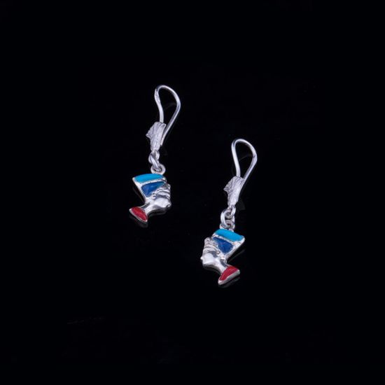 Nefertiti Earrings | Silver handmade Earrings 