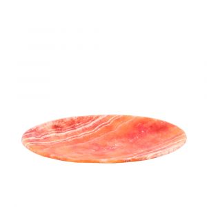 Marble Coral like surfaced Plate is handmade of Alabaster Stones by Talented Egyptians, 