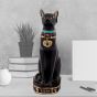 Vintage Ancient Egyptian Cat Goddess Bastet Statue (9 H x 4.5 W inches)