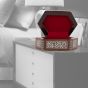 Wooden inlaid with rare precious mother of pearl hexagonal box