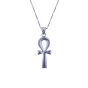 Sterling silver handmade Ankh (Key of Life) Necklace, Silver Ankh Necklace