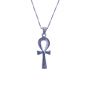 Sterling silver handmade Ankh (Key of Life) Necklace, Silver Ankh Necklace