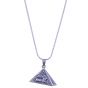 Pyramid Necklace handmade of sterling silver, Pyramid Necklace