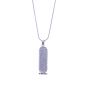 Customizable Egyptian cartouche of sterling silver, Egyptian Cartouch Pendant