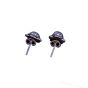 Pearl earrings sterling silver
