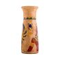 Pharaoh adorned basalt lamp vase 