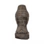 Back Side Image of the falcon Statue handmade of grey basalt stones, The Falcon Statues For Sale 