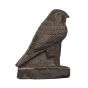 Left Side Image of the falcon Statue handmade of grey basalt stones, The Falcon Statues For Sale 