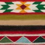  Natural Wool Kilim Tapestry with Yugoslavian Geometric Designs