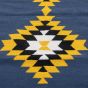 Natural Wool Tapestry Woven Home Decor Rug with Rays Geometric Designs