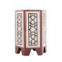 Arabesque Deluxe Pen Holder, handmade of Mahogany wood and inlaid with Mother-of-Pearls, Wooden Pen Stand