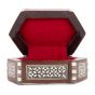 Decor Jewelry Box, Hand-inlaid with precious rare mother of pearl with shiny colorful look