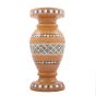 Handmade Wood of  vase inlaid with mother of pearls, oriental vase for sale