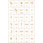 Personalized 18K Gold Cartouche with your name letters into Hieroglyphics, Egyptian Chartouche Bracelet 