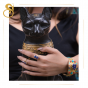 The Ancient Egyptian Cross Ring, Key of Life, Handmade of 18K Gold and Inlaid with semi-precious Lapis stone, Customized option is available