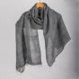 Elegant Handwoven Plain Egyptian Linen Shawl 