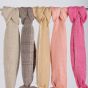 Elegant Handwoven Plain Egyptian Linen Shawl 