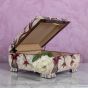 White Vintage Jewelry Box | Mother of Pearl Boxes | Mother of Pearl Jewelry Box | Swan Bazaar
