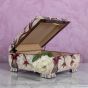 White Vintage Jewelry Box | Mother of Pearl Boxes | Mother of Pearl Jewelry Box | Swan Bazaar
