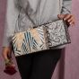 Black Clutch Bag with Pearls | Pearl Evening Bag | Pearl Bag | Mother of Pearl Clutches | Mother of Pearl Purse | Swan Bazaar