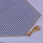 Blue Pastel Coverlet Accented with a Golden Thread