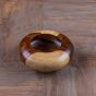Natural wooden plant pot