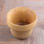 Natural wooden pot for plant