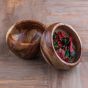 Natural wooden bowl handmade