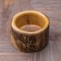 Rustic plant pot wood