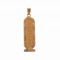 12g Engravable Cartouche Pendant with Stones