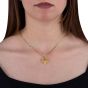 Golden Winged Scarab Pendant