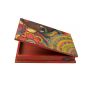 Nubian Colorful Egyptian Folkloric Art Wooden Jewelry Box