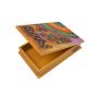 Vibrant Egyptian Folklore Hand-Drawn Multi-Purpose Wooden Jewelry Box