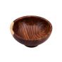 Aserus Wood Bowl with Base