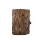 Tree Trunk wood candle stand