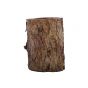 Real Tree Trunk wood candle stand