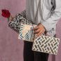 Mother of Pearl Purse | Pearl Clutches | Mother of Pearl | Mother of Pearl Clutches | Mother of Pearl Purse | White Pearl Purse | White Pearl Clutch Bag | Pearl Bag | Swan Bazaar