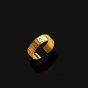 Hieroglyphics (Ankh) Ring Influenced by Egyptian Jewelry Plated With 18K Gold