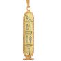 Double-Faced Personalized Royal Cartouche Pendant  Influenced by Egyptian Jewelry(6.5gm)