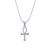 Egyptian Key of Life Necklace handmade of sterling silver, a marine chain with straight links.