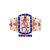 Gold precious stones inlaid bracelet Pharaonic symbols designed, Gold Bangle