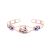 Handmade 18K Gold Eye of Horus Cuff Inlaid with semi-precious stones, Horus Eye Cuff Gold