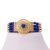 Gold Egyptian styled Bracelet adorned with Real Lapis Stones, Gemstone Bracelet