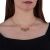 18k Gold Scarab Necklace adorned with Precious stones