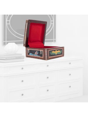 Jewelry Gift Box | Ancient Egyptian Scenes | Swan Bazaar